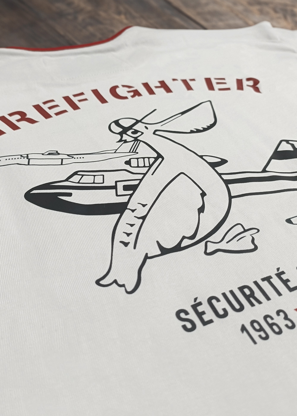 T-SHIRT FIREFIGHTER AMICALES DES POMPIERS DU CIEL