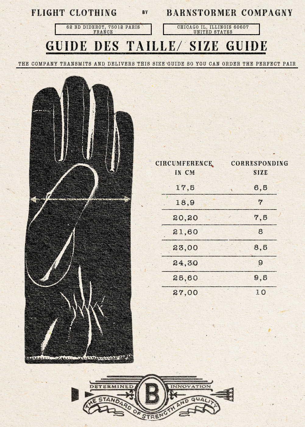 "Air Ministry" glove | Barnstormer