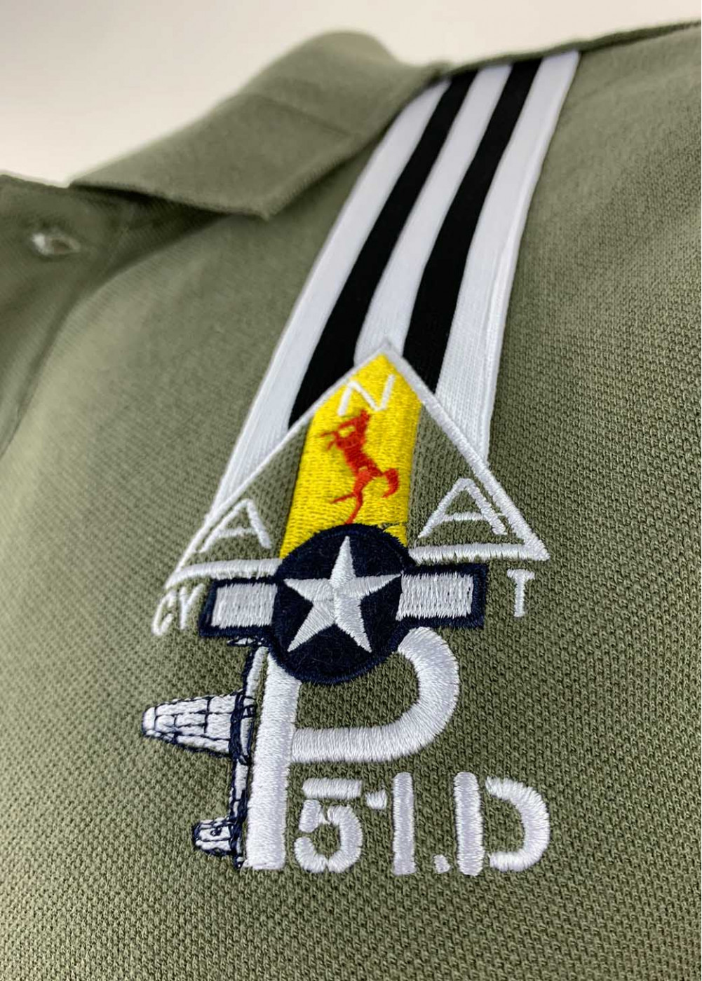 "Mustang P-51 Cape Cod Express" women's polo - D-Day | Barnstormer