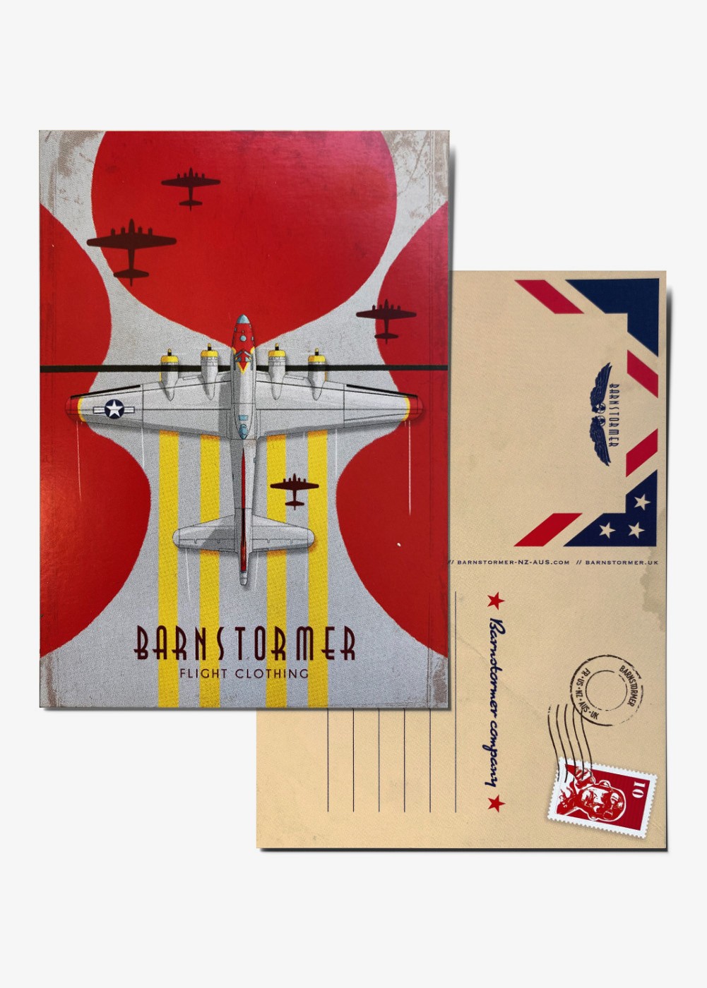 "B-17G All Weather" postcard | Barnstormer