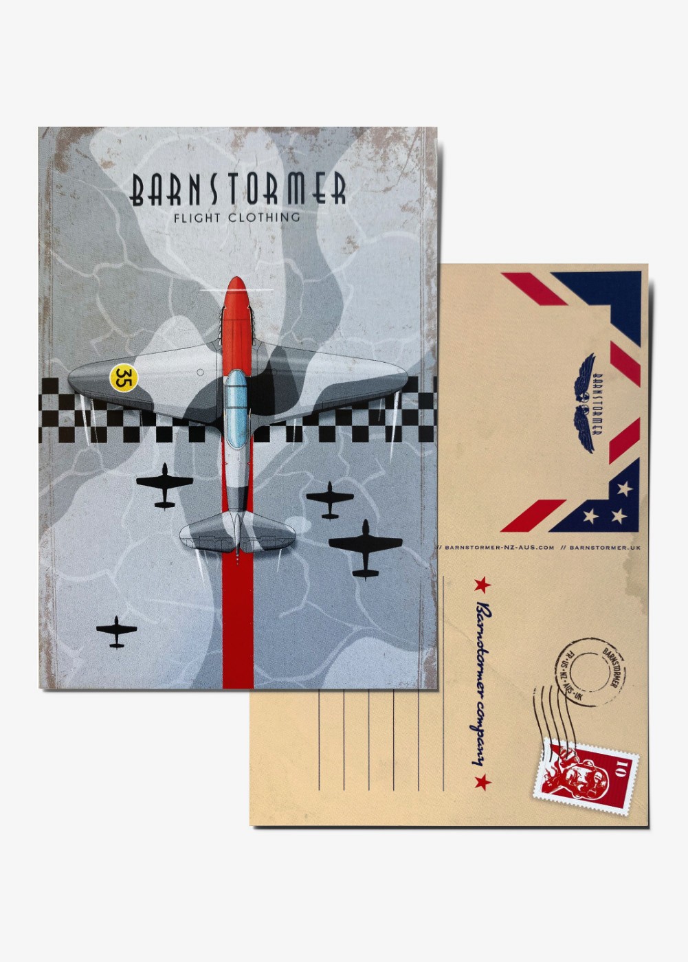 "Full Noise" postcard | Barnstormer