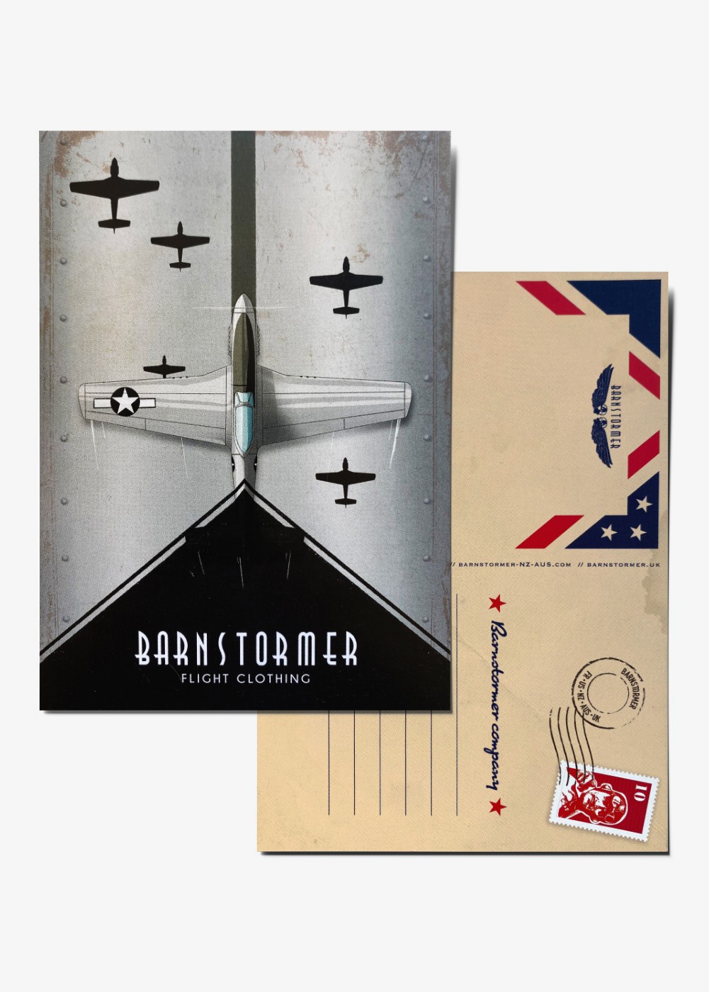 "Miss AVA" postcard | Barnstormer