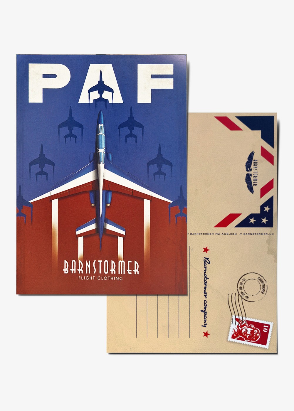 Carte postale "PAF - Alpha Jet"| Barnstormer