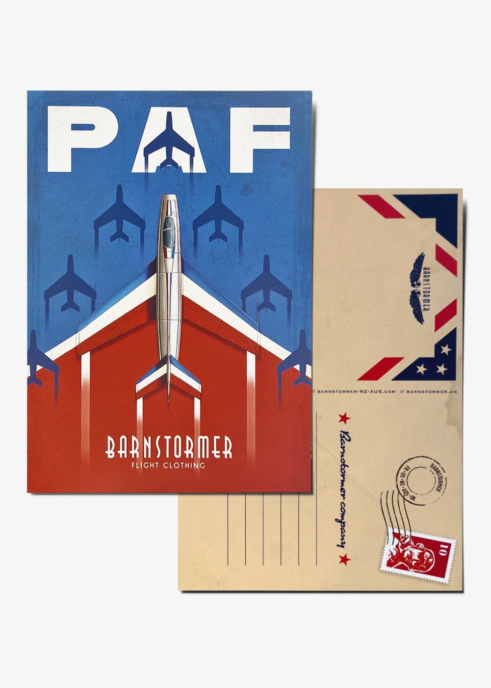 "PAF - Mystère IV" postcard