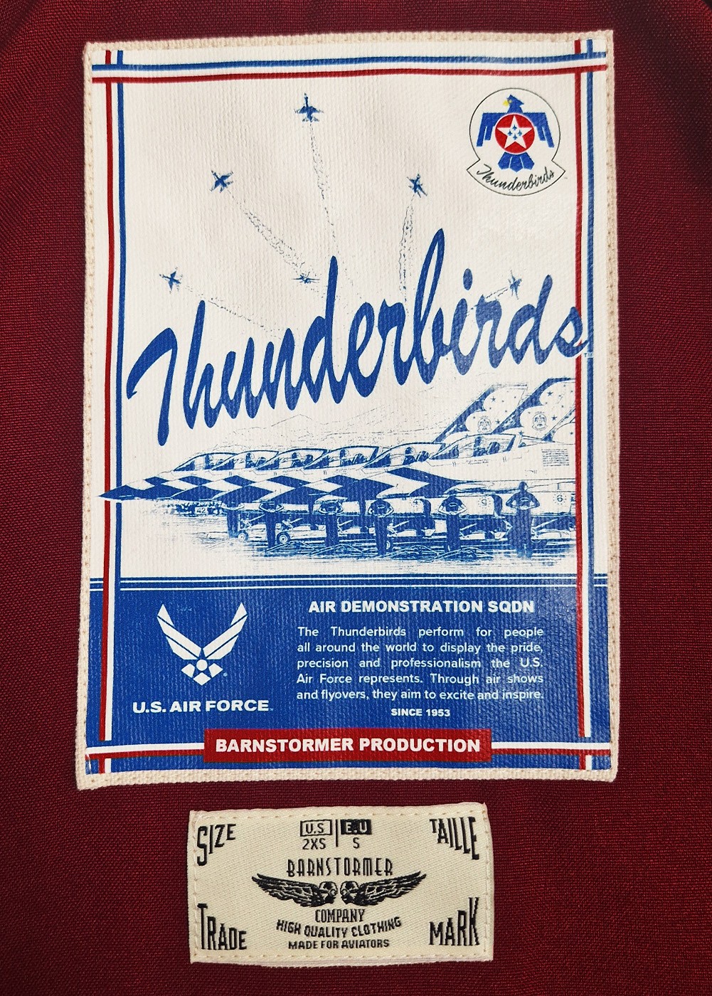 "Thunderbirds" jacket - Official USAF | Barnstormer