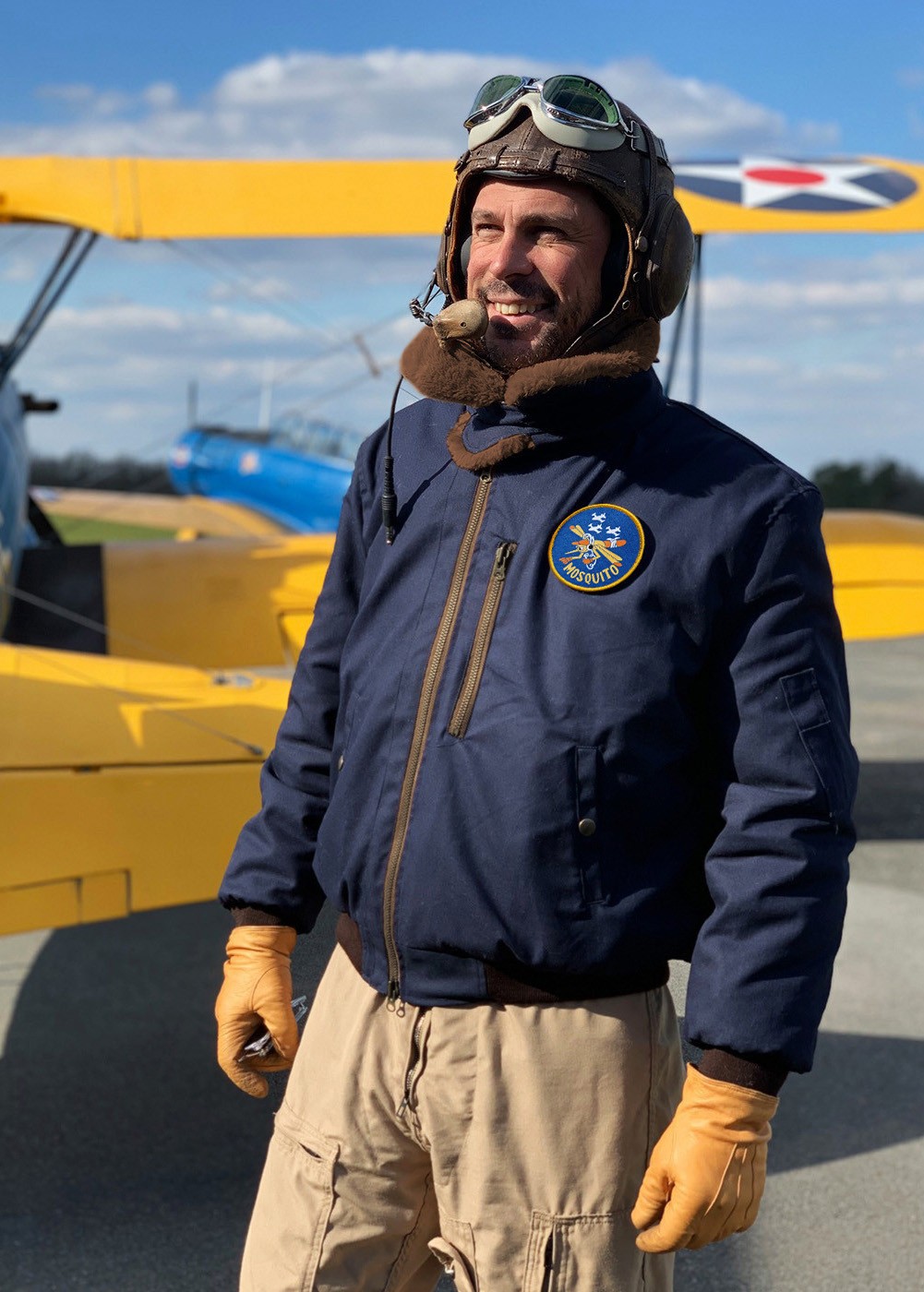 "Stearman Wichita" jacket - Navy | Barnstormer