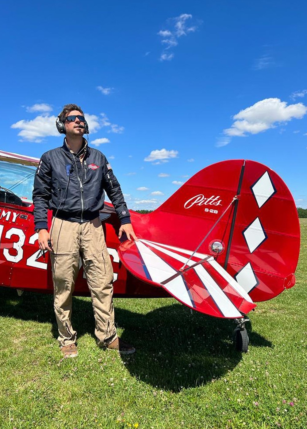 "Pitts" reversible bomber | Barnstormer