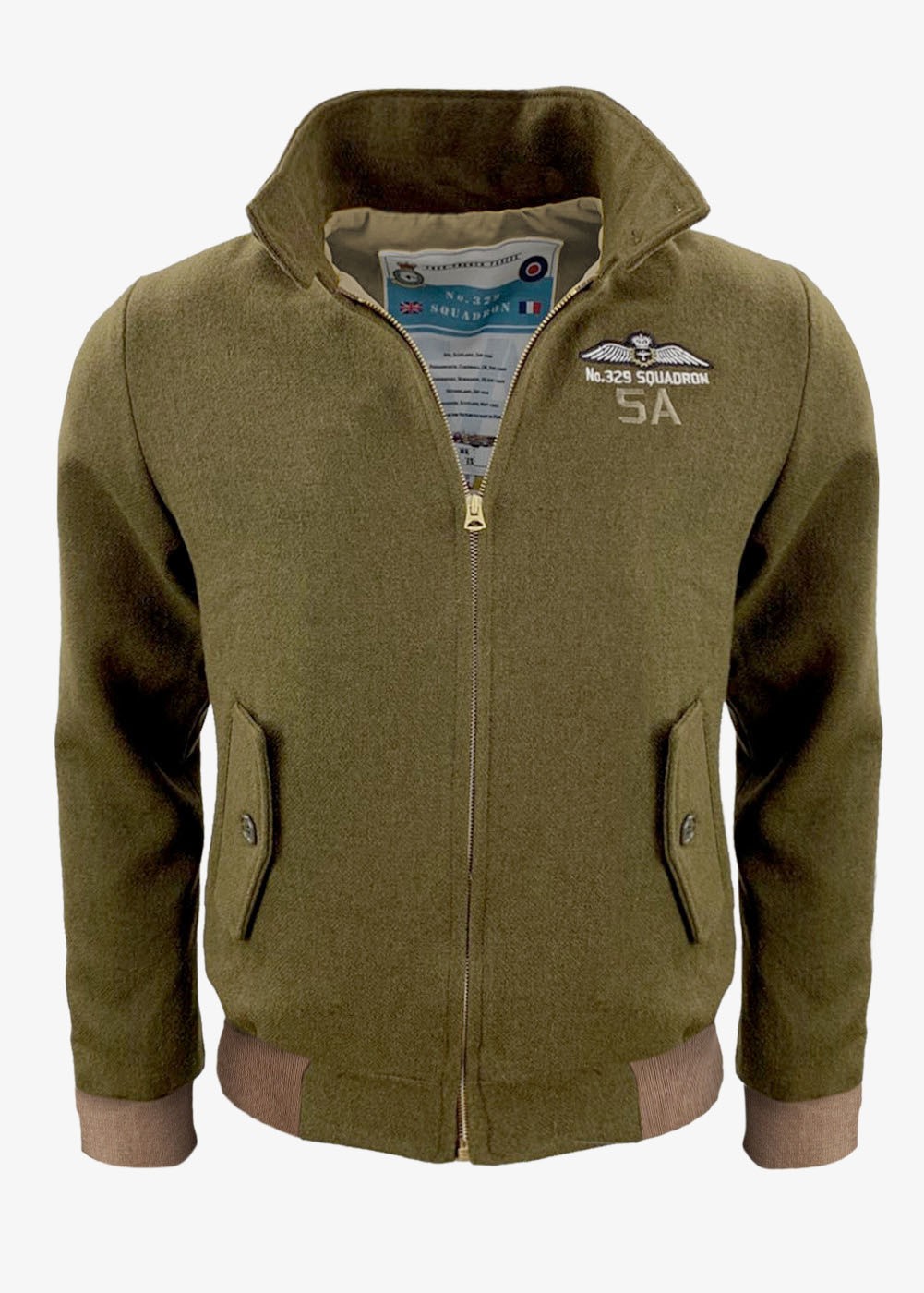 "Spitfire Mk.IX - R.Lombaert" jacket | Barnstormer