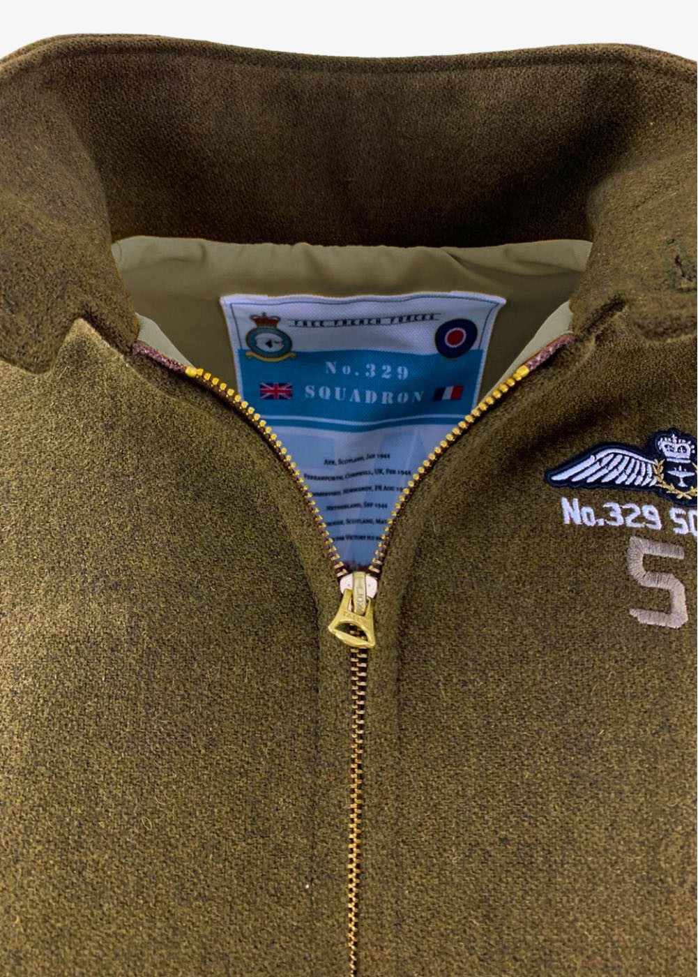 "Spitfire Mk.IX - R.Lombaert" jacket | Barnstormer