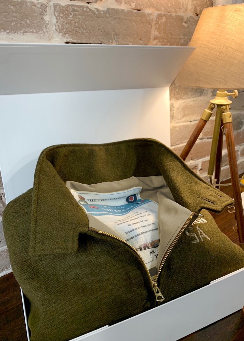 Blouson "Spitfire Mk.IX - R.Lombaert" | Barnstormer