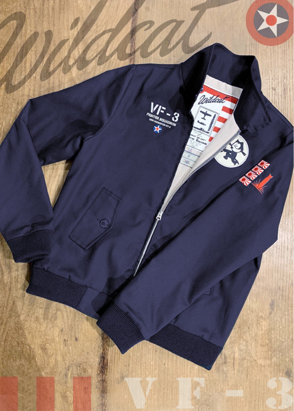 "F4F-3 Wildcat" jacket | Barnstormer