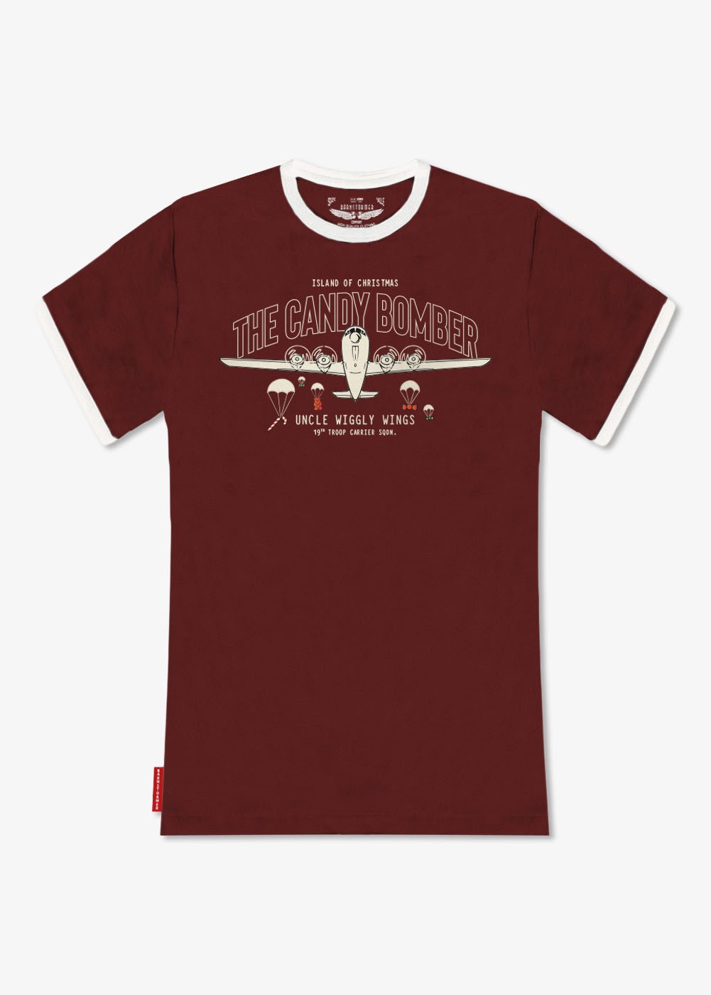 "The Candy Bomber" women's T-shirt - Red | Barnstormer