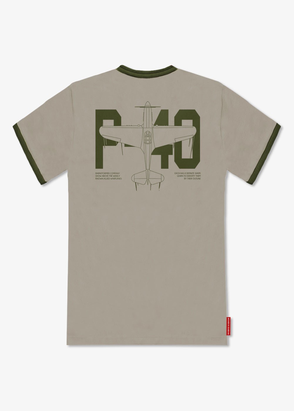 T-shirt femme P-40 Identification - Barnstormer