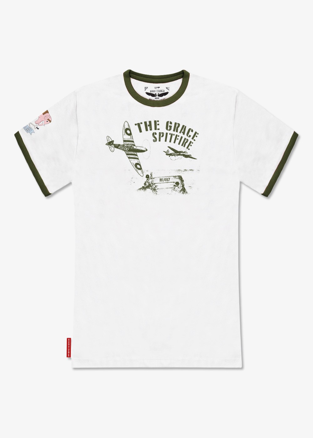 T-shirt Femme "The Grace Spitfire" - DDAY - Made by Barnstormer