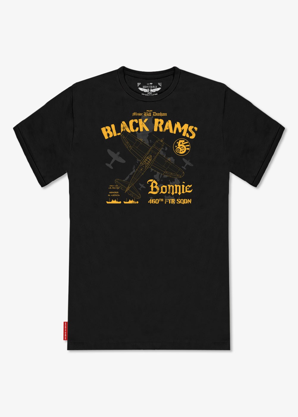 "Black Rams P-47" T-shirt | Barnstormer