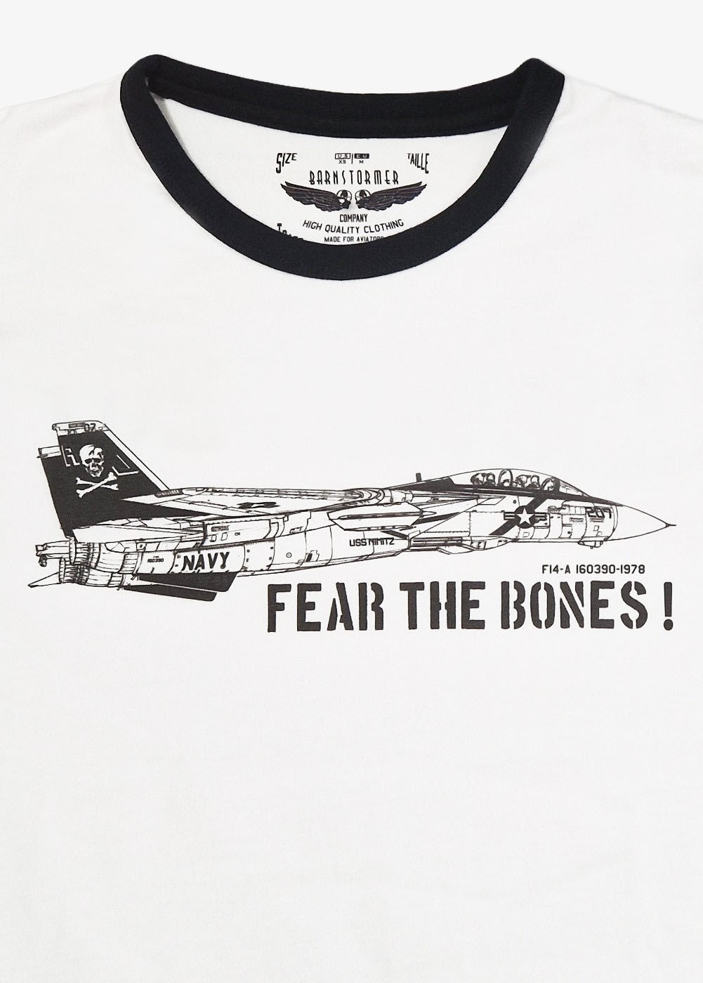"Fear the bones !" T-shirt - Romain Hugault collection | Barnstormer