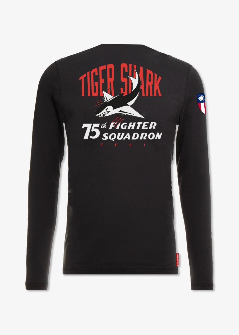 "75th Fighter SQ." long sleeve T-shirt  | Barnstormer