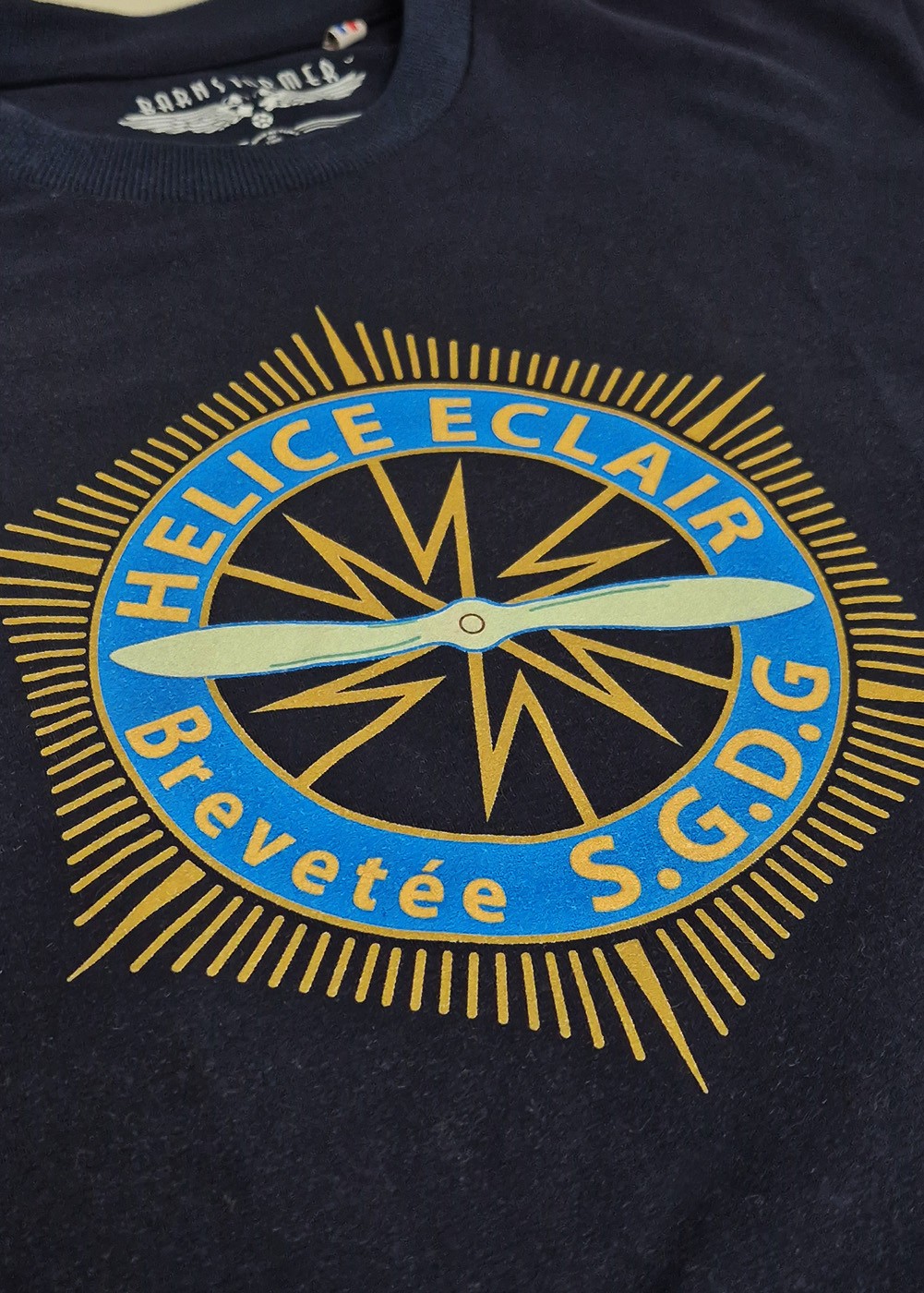 T-shirt Hélice Éclair - Dassault Aviation | Barnstormer
