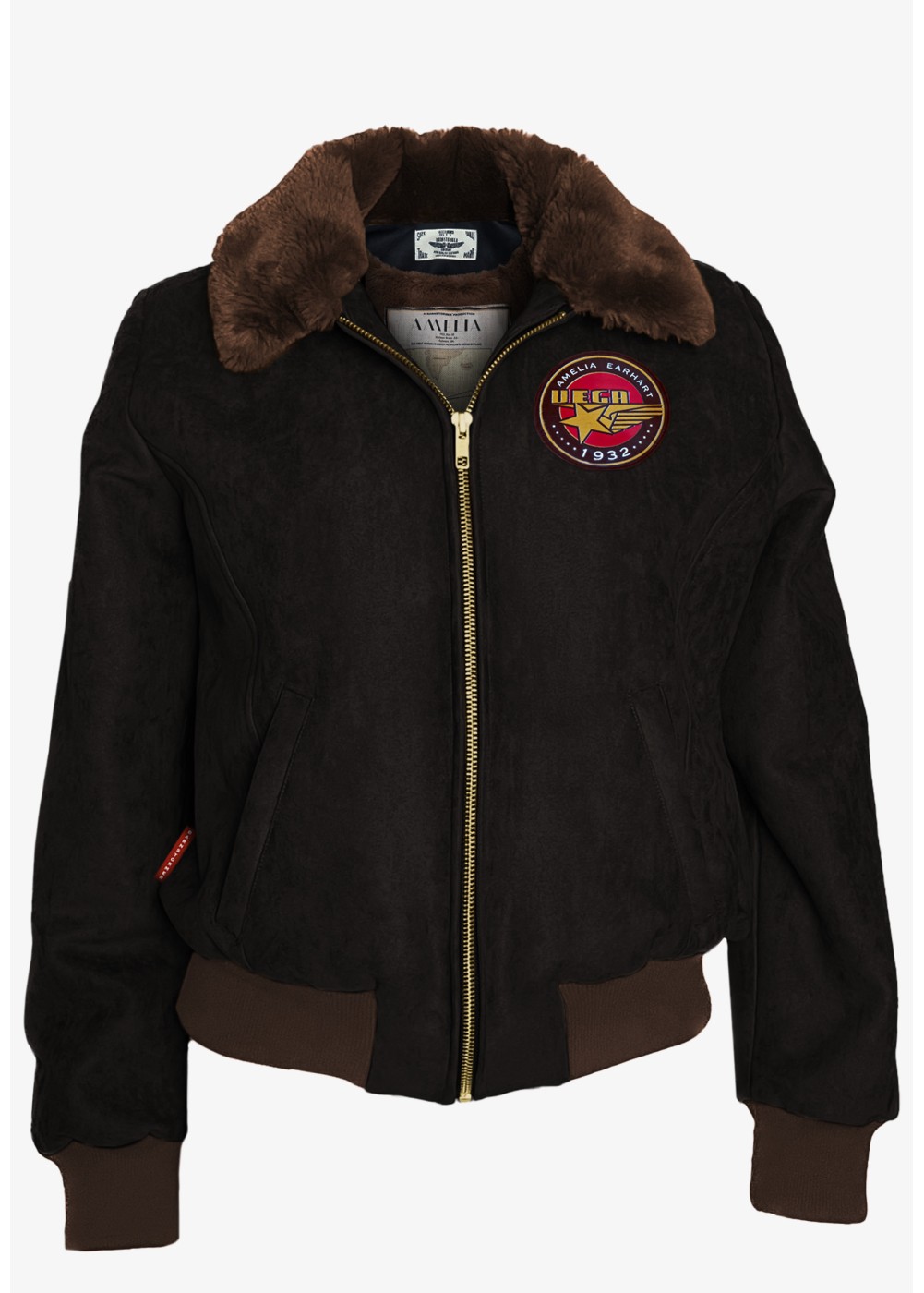 Blouson femme "Amélia Earhart" - Noir | Barnstormer