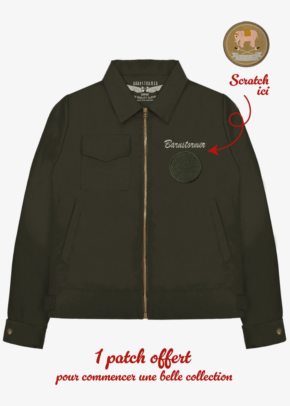 Veste femme "Barnstormer" - Kaki | Barnstormer