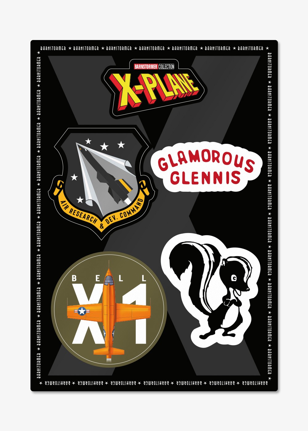 Planche stickers "X-Plane" | Barnstormer