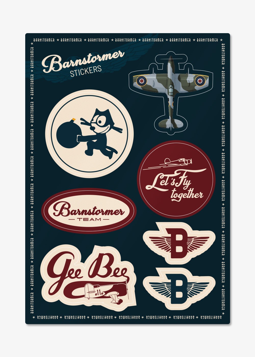 Planche stickers "Barnstormer" | Barnstormer