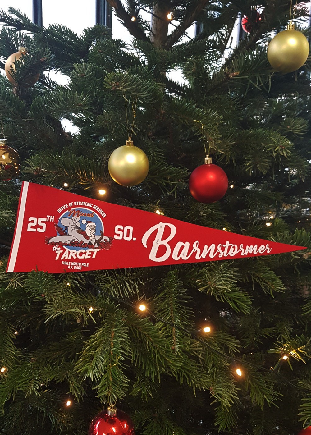 "Missed the Target" pennant | Barnstormer