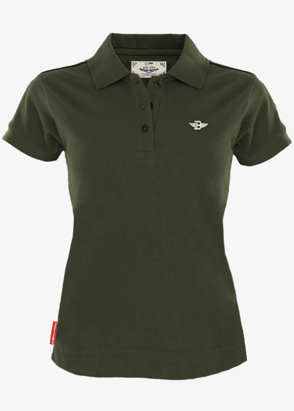 Polo femme "Barnstormer classic" - Kaki | Barnstormer