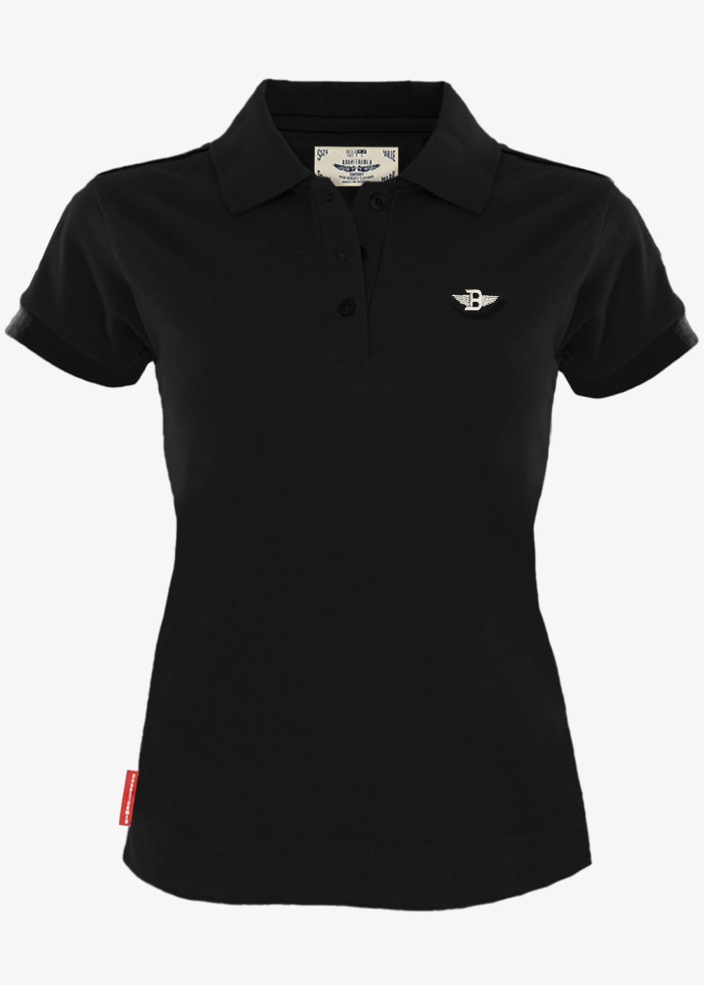 Polo femme "Barnstormer classic" - Noir | Barnstormer