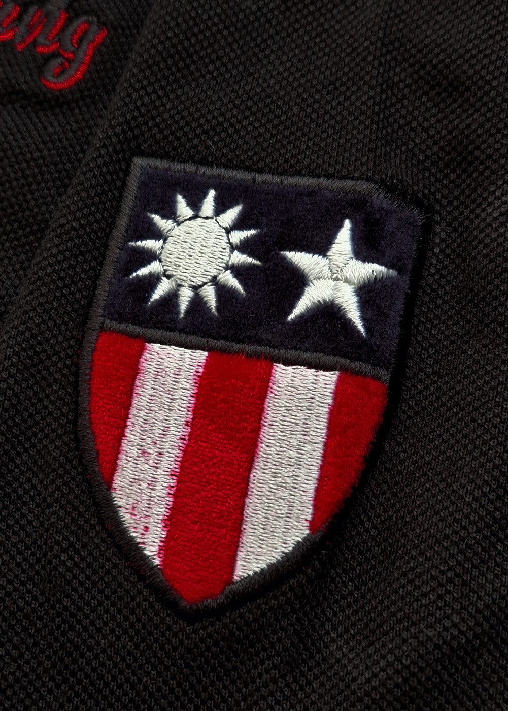 "Black Tail P-51 Mustang" polo | Barnstormer