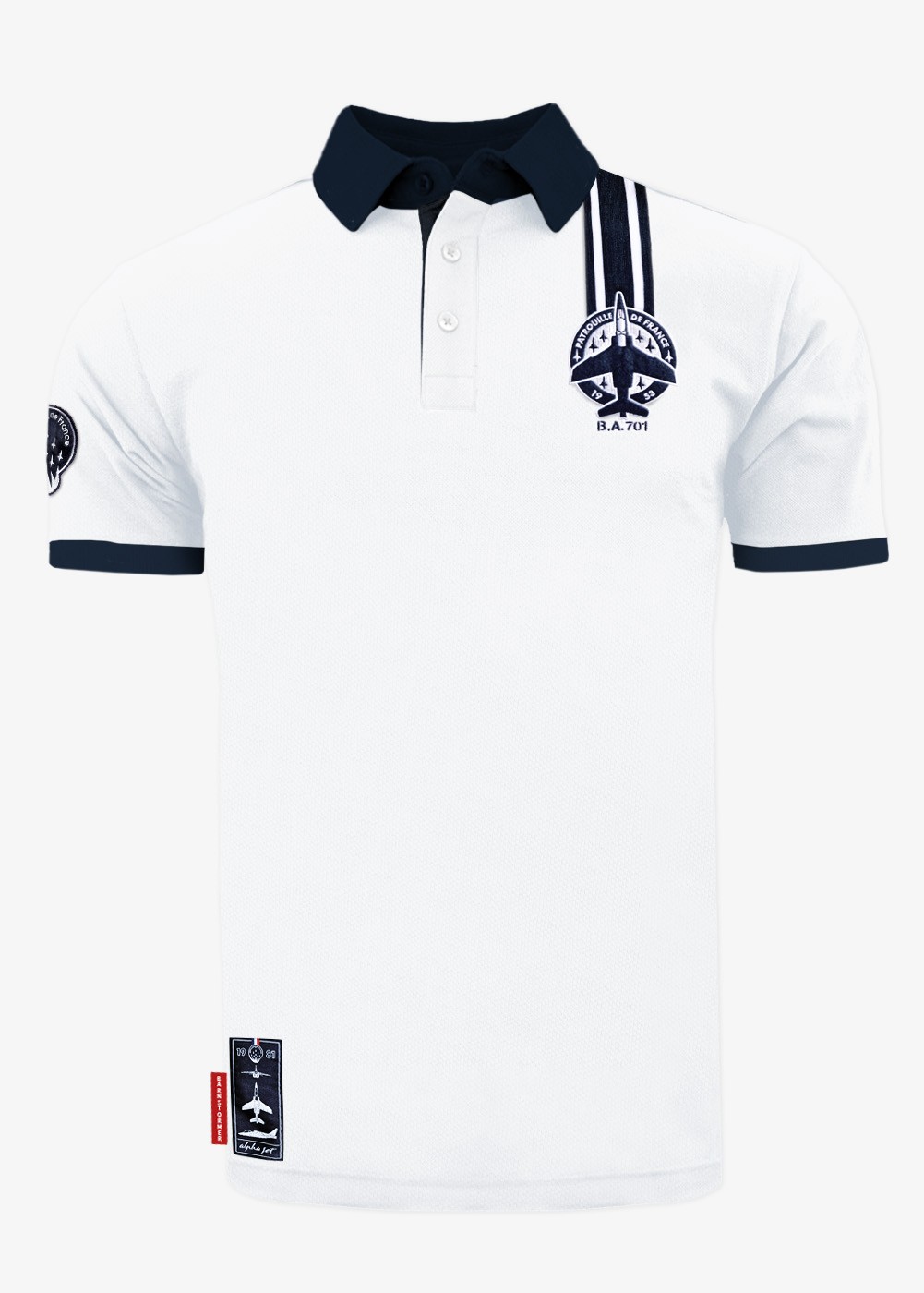 "Patrouille de France 2025" polo - White | Barnstormer