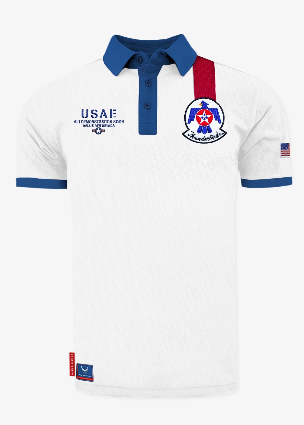 "Thunderbirds" polo - white - Official USAF | Barnstormer