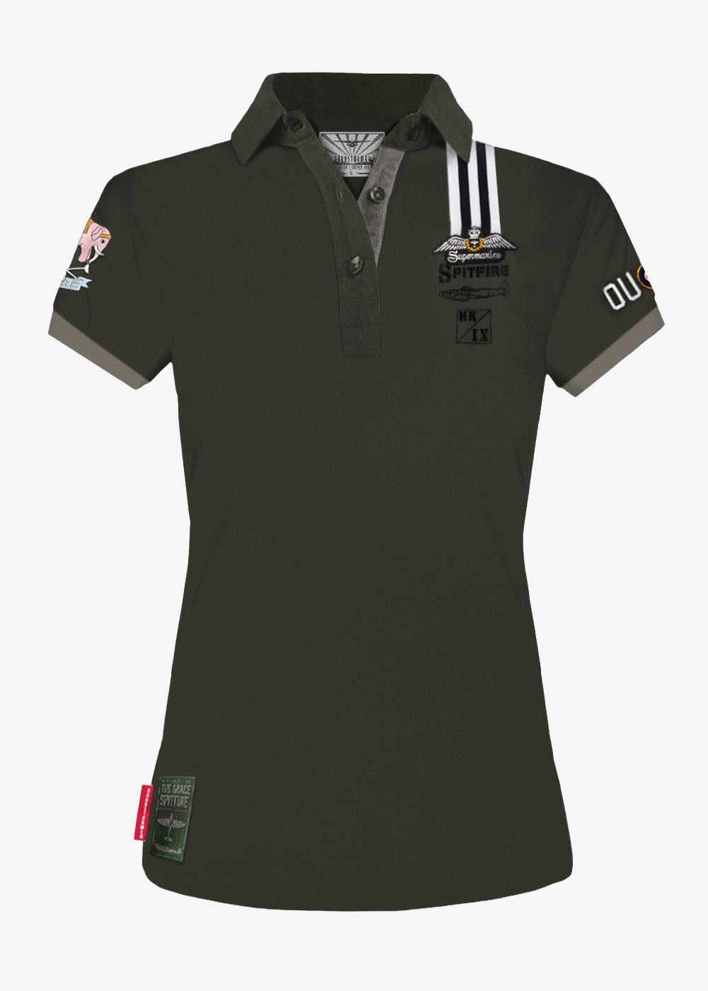 "The Grace Spitfire" women's polo | Barnstormer