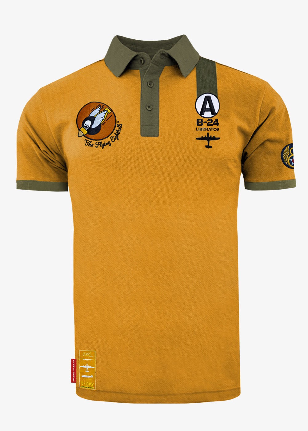 "B24 The flying eightballs" polo | Barnstormer