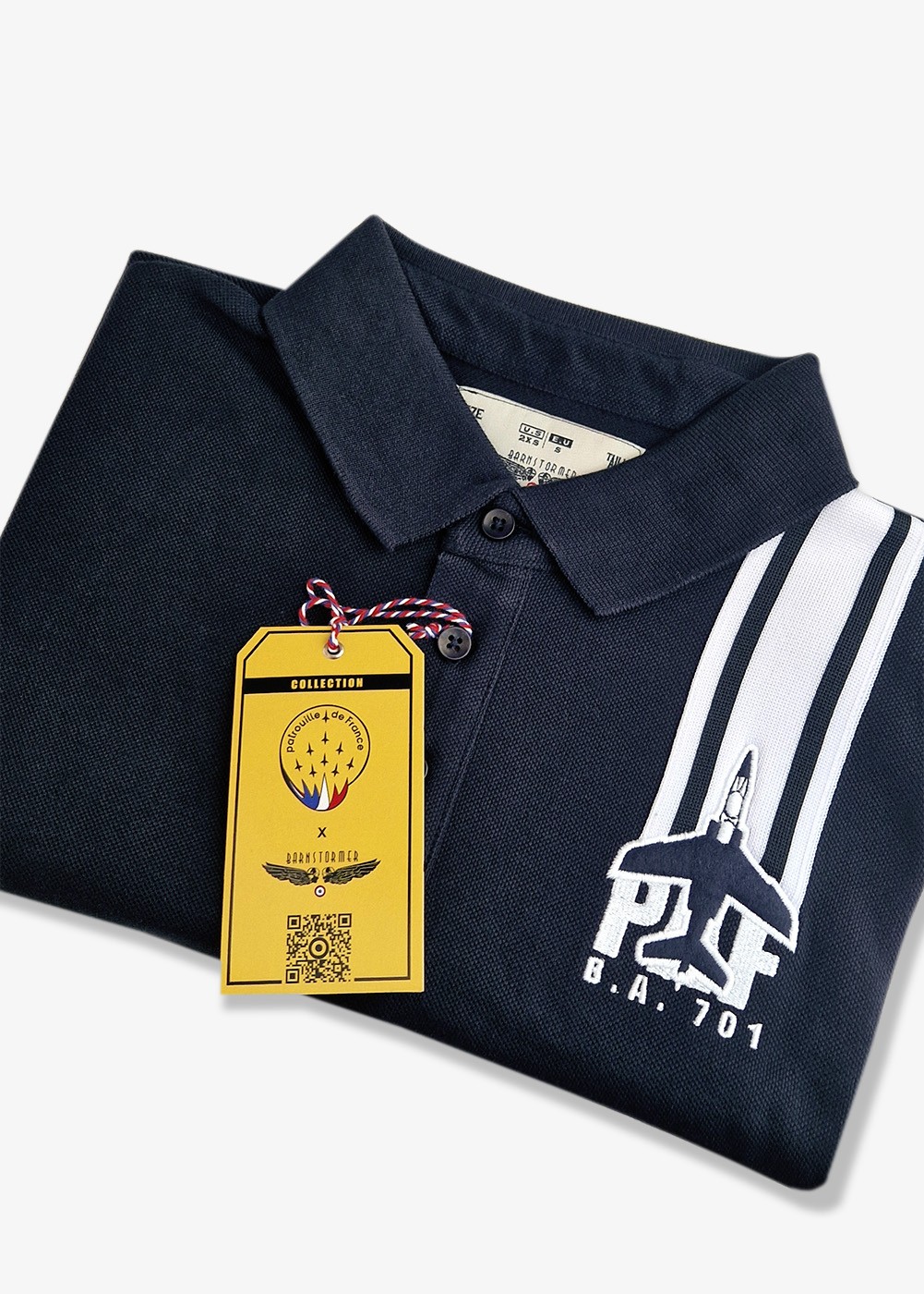 Polo femme "Alpha Jet 2025" - Marine | Barnstormer