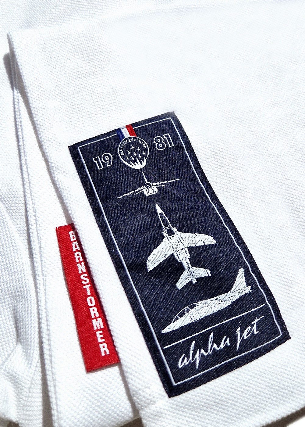 Polo femme "Patrouille de France 2025" - Blanc | Barnstormer