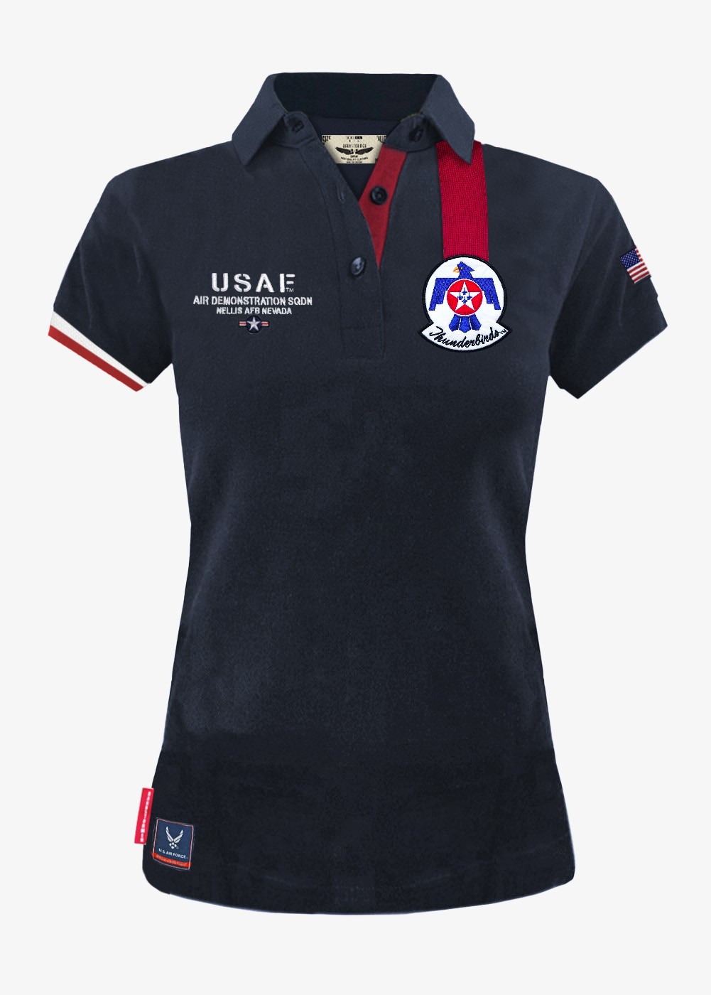 Polo femme "Thunderbirds" - Marine | Barnstormer