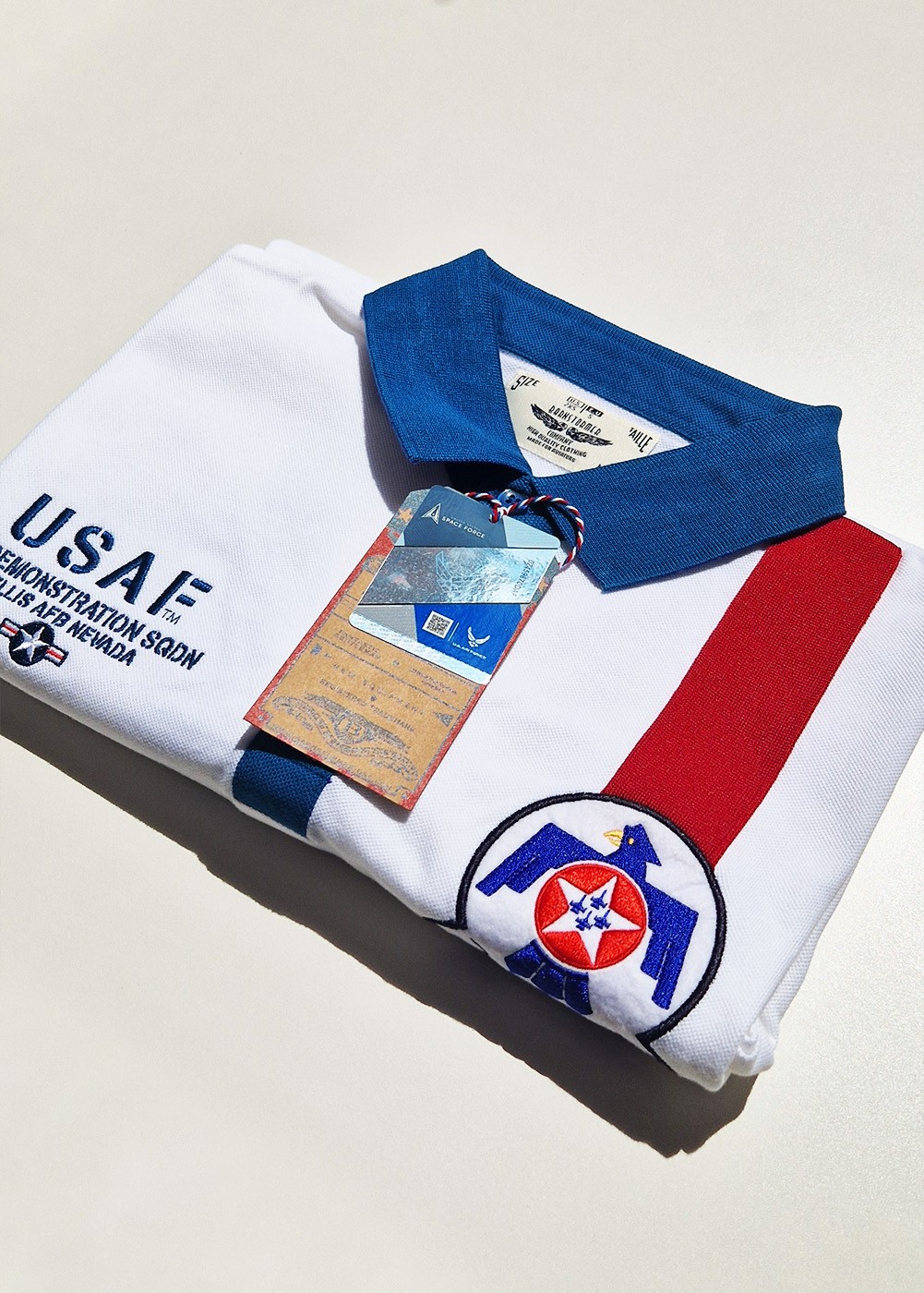 "Thunderbirds" women's polo - White | Barnstormer