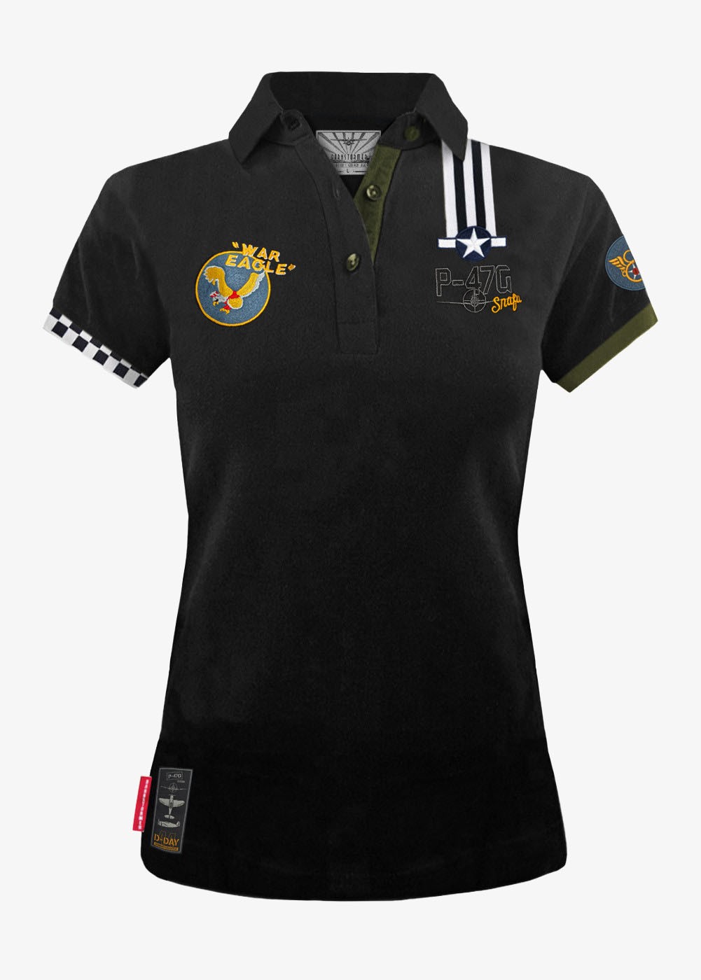 "Snafu" women's polo | Barnstormer