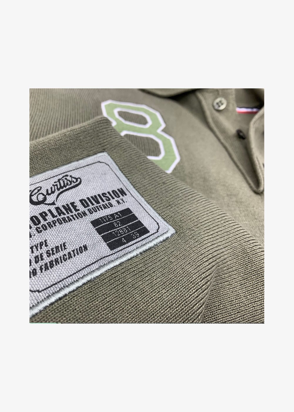 Polo manches longues "Hawk 75 - II/5 Lafayette" | Barnstormer
