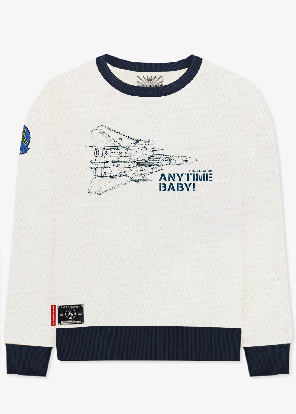 Sweat "Anytime Baby" - Romain Hugault | Barnstormer