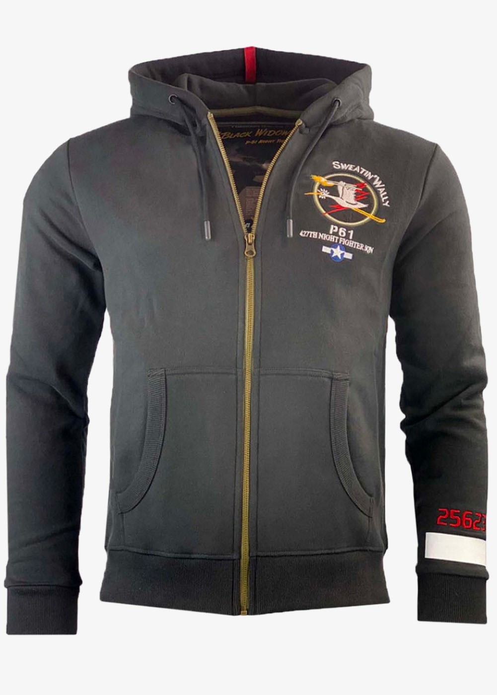 "P-61 Sweatin'Wally" hoodie | Barnstormer