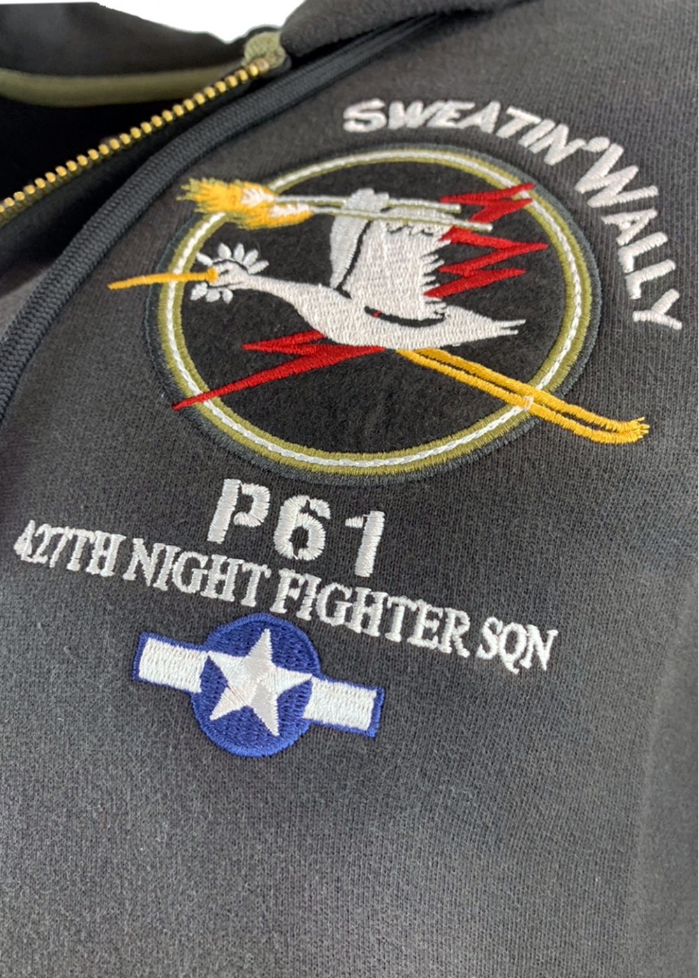 Hoodie "P-61 Sweatin'Wally" | Barnstormer