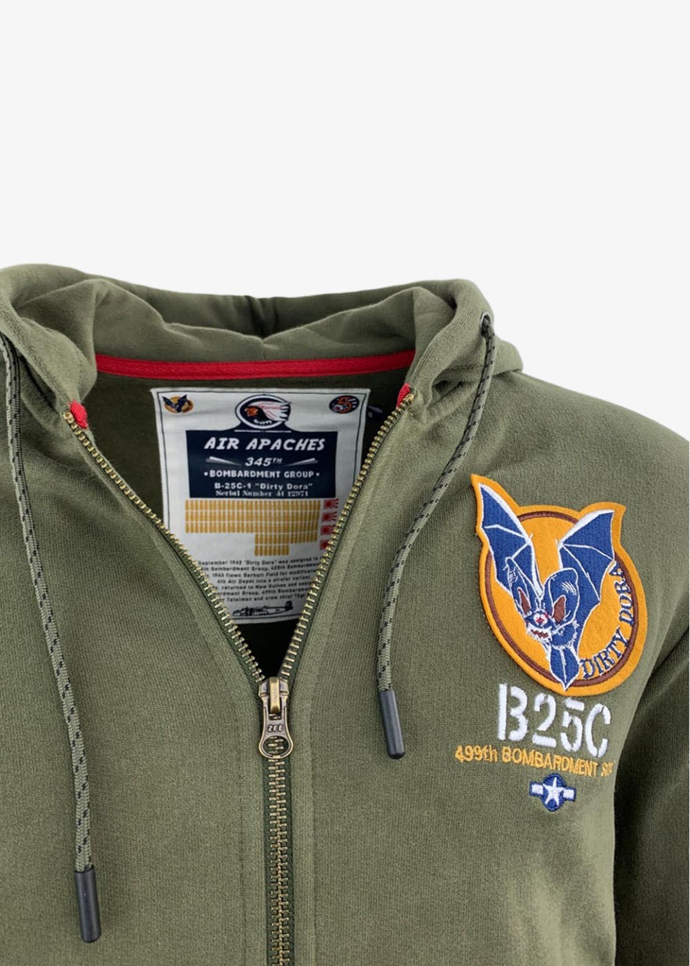"B-25C-1 Dirty Dora" hoodie | Barnstormer