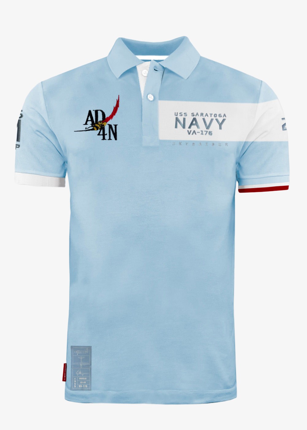 "AD-4N Skyraider" polo | Barnstormer