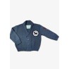 "Scottie - SQN.603" kid's cardigan | Barnstormer