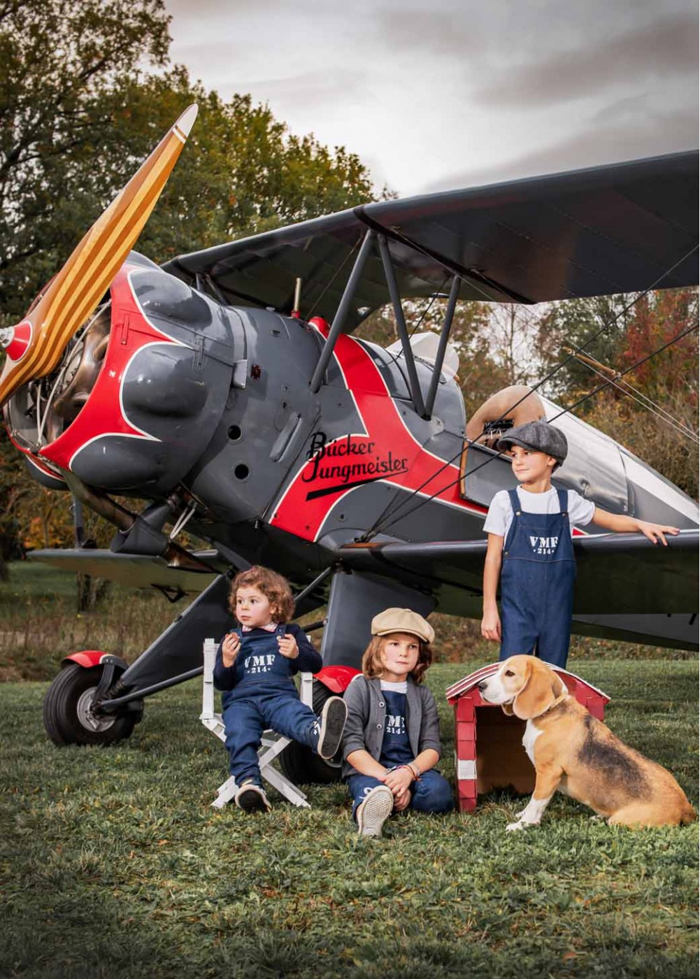 Salopette enfant "VMF - 214" | Barnstormer