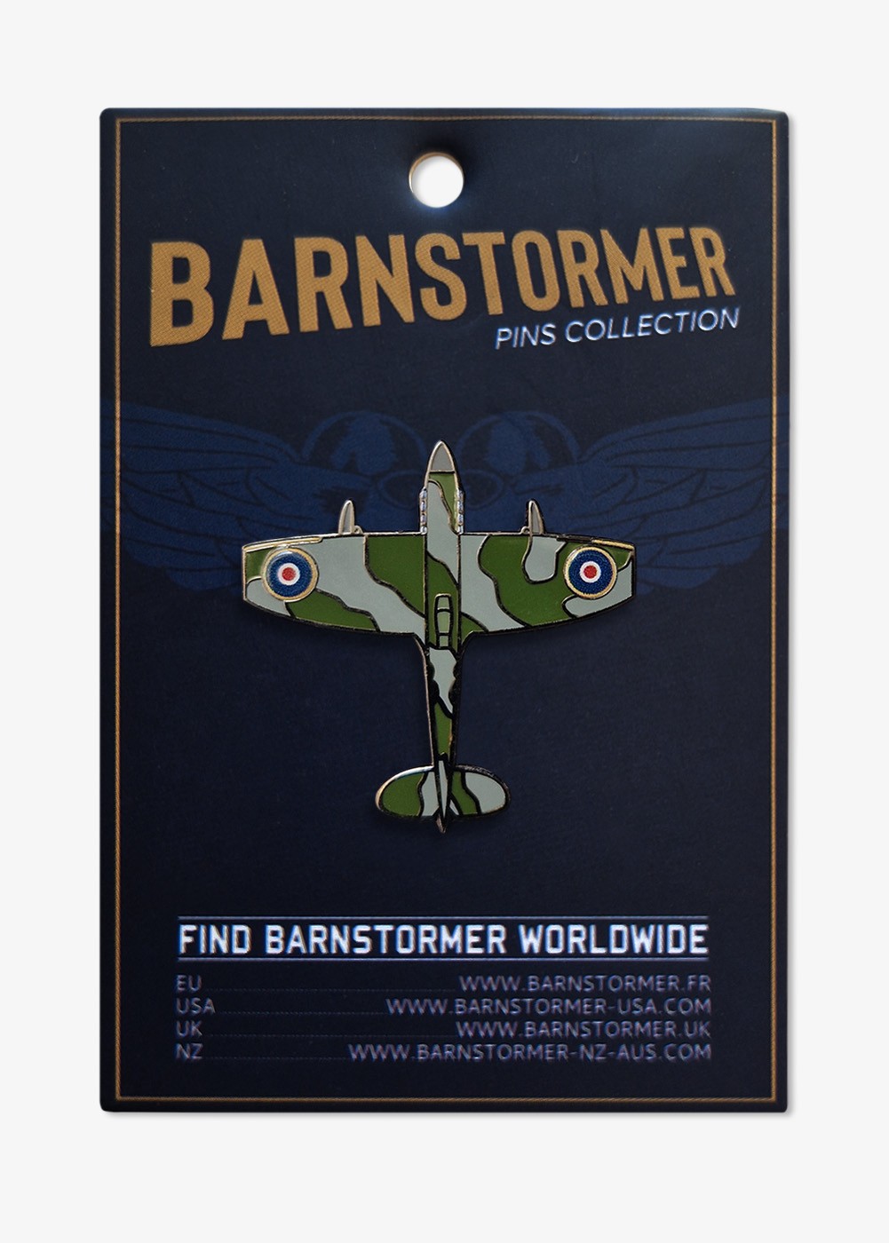 "Spitfire" pins | Barnstormer