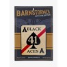 Patch en cuir "Black Aces" | Barnstormer