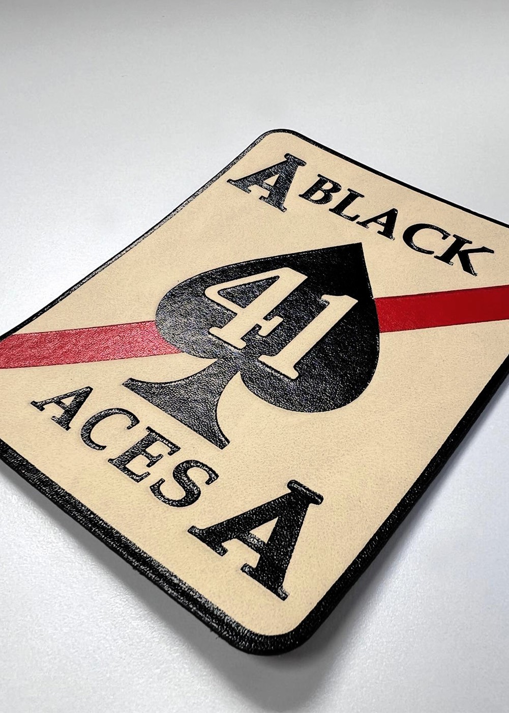 Patch en cuir "Black Aces" | Barnstormer